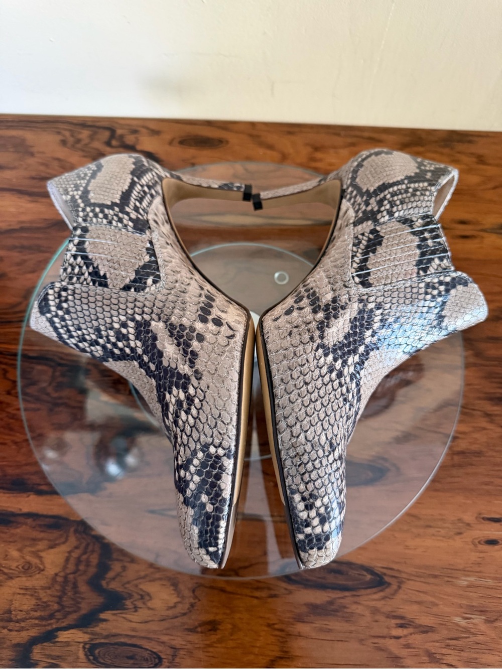 Inez Marisol 70 in Natural Snake Emboss in size 8.5 M - Picture 10 of 12